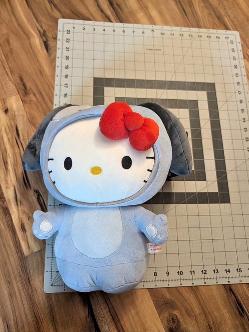Sanrio Hello Kitty Kidrobot Year of the Dog Blue & Gray Plush NWT